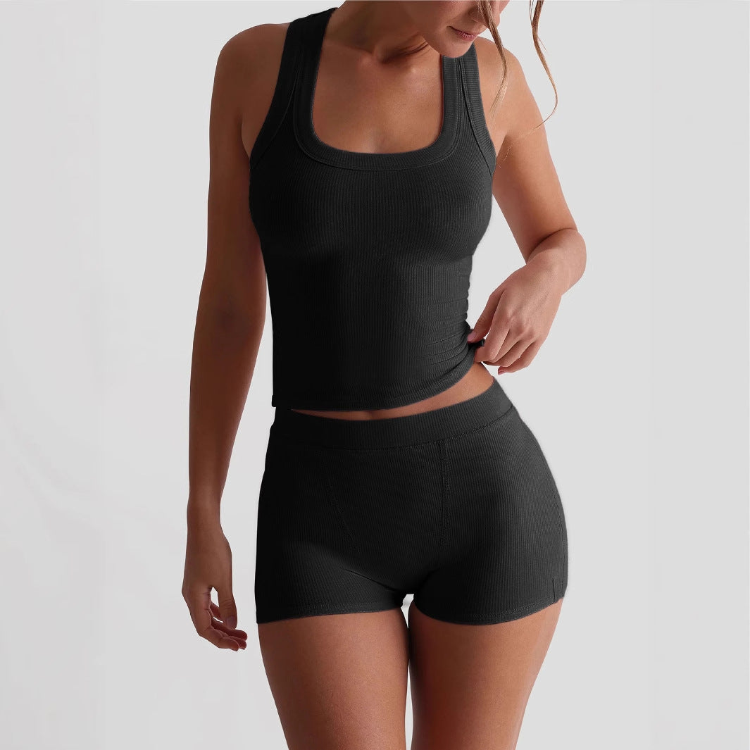 Sportliches Camisole-Zweiteiler-Set für Damen