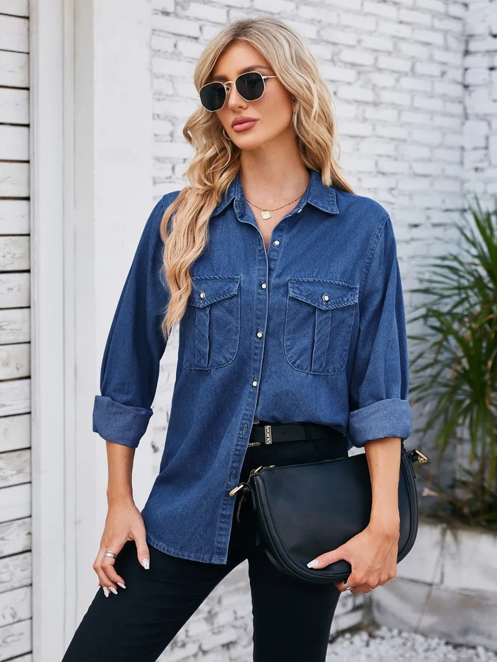 Zeitlose Damen Jeansjacke - Klassischer Schnitt