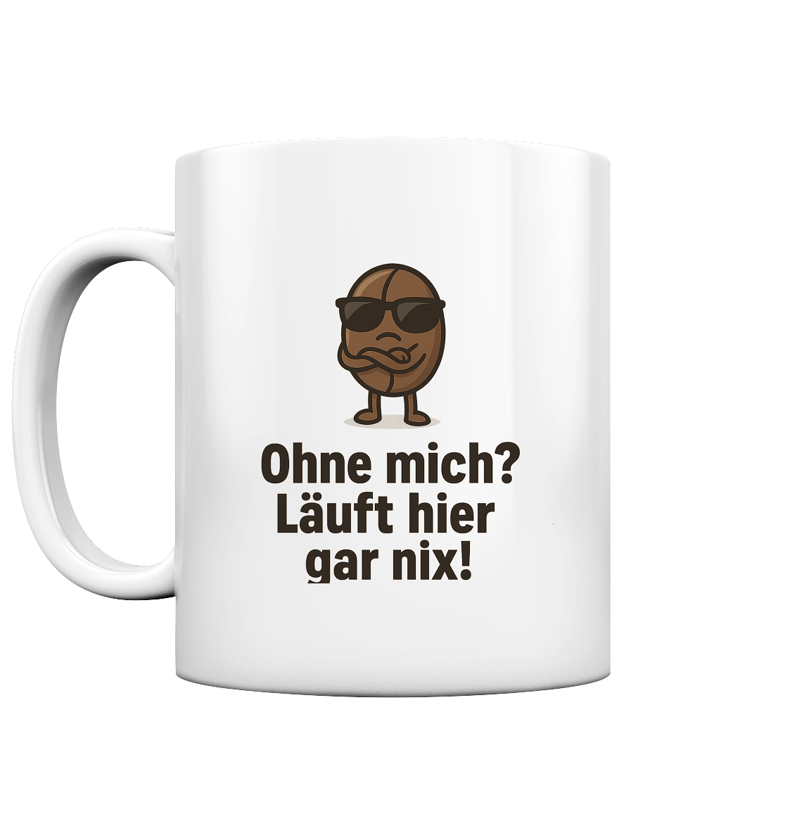 ☕Tasse - Vorsicht! Inhalt könnte koffeinhaltig sein - Tasse glossy