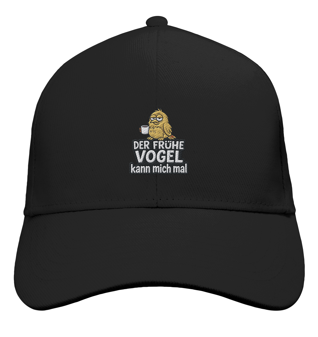 🧢 Baseball Cap „Der frühe Vogel kann mich mal“ – Für alle Morgenmuffel mit Stil