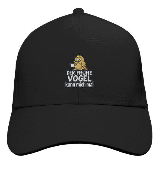 🧢 Baseball Cap „Der frühe Vogel kann mich mal“ – Für alle Morgenmuffel mit Stil